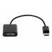 HP DisplayPort to DVI-D Adapter - adaptador DisplayPort - 19 cm - FH973AA