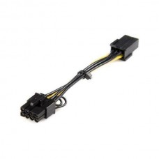 Adaptador de Alimentação StarTech PCI Express 6 para 8 pinos Adaptador de Alimentação StarTech PCI Express 6 para 8 pinos