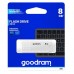 Pen USB Goodram UME2-0080W0R11 - 8GB, USB 2.0, Branco