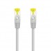 Cabo de Rede Nanocable RJ45 Cat.6A SFTP - Cinza, 25cm