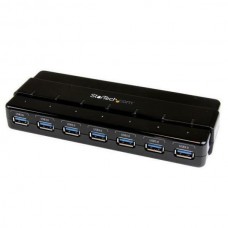 StarTech.com 7 Port USB 3.0 Hub ? Up To 5 Gbps ? 7 x USB ? Universal Multi Port USB Extender for Your Desktop ? USB Powered (ST7300USB3B) - Hub - 7 x SuperSpeed USB 3.0 - desktop - para P/N: BNDTBUSB3142, PEXUS313AC2V, PEXUSB311A1E, PEXUSB312A2, PEXU StarTech.com 7 Port USB 3.0 Hub ? Up To 5 Gbps ? 7 x USB ? Universal Multi Port USB Extender for Your Desktop ? USB Powered (ST7300USB3B) - Hub - 7 x SuperSpeed USB 3.0 - desktop - para P/N: BNDTBUSB3142, PEXUS313AC2V, PEXUSB311A1E, PEXUSB312A2, PEXU