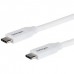 Cabo USB-C para USB-C Startech 4m, 5A, 60MB/s, Branco