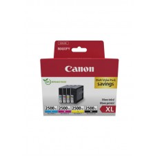 Canon PGI-2500XL BK/C/M/Y Multipack - Pack de 4 - XL - preto, amarelo, azul cyan, magenta - original - tanque de tinta - para MAXIFY iB4050, iB4150, MB5150, MB5155, MB5350, MB5450