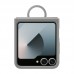 Capa Samsung Silicone Case M. Ring para Galaxy Z Flip6 - Cinza