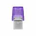 Kingston DataTraveler microDuo 3C - drive flash USB - 256 GB - DTDUO3CG3/256GB