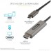 StarTech.com 3ft (1m) USB C to HDMI Cable 4K 60Hz with HDR10, Ultra HD USB Type-C to 4K HDMI 2.0b Video Adapter Cable, USB-C to HDMI HDR Monitor/Display Converter, DP 1.4 Alt Mode HBR3 - Thunderbolt 3 Compatible (CDP2HDMM1MH) - Cabo adaptador - 24 pi