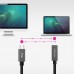Cabo Nanocable USB-C 3.2 Gen2x2 60W 4K/60Hz 1m Preto