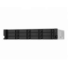Qnap 12-Bay Rackmount Nas Amd Ryze Ts-1273au-Rp-8g