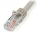 StarTech.com 3m CAT6 Ethernet Cable, 10 Gigabit Snagless RJ45 650MHz 100W PoE Patch Cord, CAT 6 10GbE UTP Network Cable w/Strain Relief, Grey, Fluke Tested/Wiring is UL Certified/TIA - N6PATC3MGR