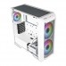 Caixa Cooler Master HAF 500 E-ATX ARGB Branca com Painel de Cristal Temperado