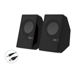 Altavoces 2.0 Conceptronic Bjorn02b 6w Color Negro Jack 3.5  Y Bluetooth Alimentacion Usb