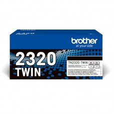 Brother Pack de 2 Tóner Tn-2320 Negro Larga Duracion Tn2320twin Brother Pack de 2 Tóner Tn-2320 Negro Larga Duracion Tn2320twin