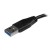 StarTech.com Cabo Micro USB 3.0 Slim - M/M - Micro USB de ângulo para a direita - 0,5 m - Cabo USB - Micro USB Tipo B (M) para USB Tipo A (M) - USB 3.0 - 50 cm - moldado - preto - para P/N: S2510BU33PW, S251BMU3FP, S251BRU33, SLSODDU33B, SM2NGFFMBU33