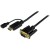 StarTech.com HDMI to VGA Cable - 3 ft / 1m - 1080p - 1920 x 1200 - Active HDMI Cable - Monitor Cable - Computer Cable (HD2VGAMM3) - Cabo adaptador - HDMI, Micro-USB Tipo B (apenas alimentação) para HD-15 (VGA) macho - 1 m - preto - ativo, suporte 192