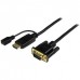 StarTech.com HDMI to VGA Cable - 3 ft / 1m - 1080p - 1920 x 1200 - Active HDMI Cable - Monitor Cable - Computer Cable (HD2VGAMM3) - Cabo adaptador - HDMI, Micro-USB Tipo B (apenas alimentação) para HD-15 (VGA) macho - 1 m - preto - ativo, suporte 192 StarTech.com HDMI to VGA Cable - 3 ft / 1m - 1080p - 1920 x 1200 - Active HDMI Cable - Monitor Cable - Computer Cable (HD2VGAMM3) - Cabo adaptador - HDMI, Micro-USB Tipo B (apenas alimentação) para HD-15 (VGA) macho - 1 m - preto - ativo, suporte 192