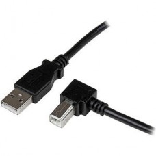 Cabo Adaptador USB StarTech USBAB1MR, 1m, USB-A para USB-B (Angulado) Cabo Adaptador USB StarTech USBAB1MR, 1m, USB-A para USB-B (Angulado)