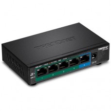 Switch Gigabit Ethernet PoE+ Trendnet TPE-TG52 5 Portas