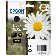 Epson Tinteiro Preto Série 18XL Margarida Tinta Claria Home (c/alarme RF+AM)