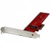StarTech.com M2 PCIe SSD Adapter - x4 PCIe 3.0 NVMe / AHCI / NGFF / M-Key - Low Profile and Full Profile - SSD PCIe M.2 Adapter (PEX4M2E1) - Adaptador de interface - M.2 - Expansion Slot to M.2 - M.2 Card - PCIe x4 - vermelho - para P/N: BNDTB10GI, B StarTech.com M2 PCIe SSD Adapter - x4 PCIe 3.0 NVMe / AHCI / NGFF / M-Key - Low Profile and Full Profile - SSD PCIe M.2 Adapter (PEX4M2E1) - Adaptador de interface - M.2 - Expansion Slot to M.2 - M.2 Card - PCIe x4 - vermelho - para P/N: BNDTB10GI, B