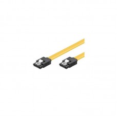 Ewent Cable Sata 0.5m, 6gbs, Sata 3  Sata 7-Pin,, Negro, Amarillo