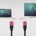 Cabo HDMI Nanocable 15m, 4K@60Hz, 18Gbps, com Repetidor, Preto/Rosa