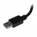 StarTech.com USB 3.0 to HDMI External Video Card Adapter - DisplayLink Certified - 1920x1200 - MultiMonitor Graphics Adapter - Supports Mac & Windows (USB32HDPRO) - Cabo adaptador - USB Tipo A macho para HDMI fêmea - 16 cm - preto - suporte 1920 x 12