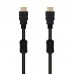 Cabo HDMI Nanocable 3m V1.4: Alta Velocidade, 4K, 120Hz, com Ferritas