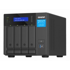 QNAP TVS-H474 NAS Tower Intel® Pentium® G7400 8 GB DDR4 0 TB QuTS hero Preto