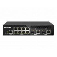 QNAP QSW-M2108R-2C - interruptor - 10 portas - Administrado - montável em trilho - QSW-M2108R-2C