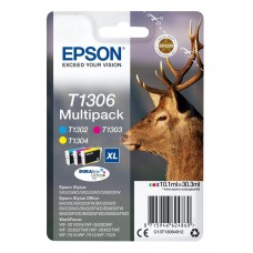 Epson - Multipack de 3 cores T1306 Tinta DURABrite Ultra Epson - Multipack de 3 cores T1306 Tinta DURABrite Ultra