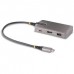 Startech Docking Station Usb Tipo C Hdmi 4k60 Usb 3.0 de 3 Puertos Alimentación Pd 100w - Gbe - Works With Chromebook