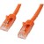 StarTech.com 1m CAT6 Ethernet Cable, 10 Gigabit Snagless RJ45 650MHz 100W PoE Patch Cord, CAT 6 10GbE UTP Network Cable w/Strain Relief, Orange, Fluke Tested/Wiring is UL Certified/TIA - Category 6 - 24AWG (N6PATC1MOR) - Cabo patch - RJ-45 (M) para R