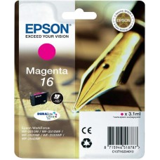 Tinteiro EPSON 16 Magenta + Alarme RF - WF-2010/251xx/26xx/27xx