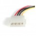 Cabo Startech SAS729PW18 SATA para LP4 Macho - 0,46m
