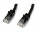 1m Black Snagless Cat6 UTP Patch Cable