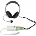 Divisor Splitter Minijack 3.5mmcabl Headset a 2x Miniplug Estereo