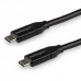 StarTech.com USB C To USB C Cable - 10 ft / 3m - USB-IF Certified - 5A PD - USB 2.0 - USB Type C Charging Cable - USB C Fast Charge Cable (USB2C5C3M) - Cabo USB - 24 pin USB-C (M) para 24 pin USB-C (M) - Thunderbolt 3 / USB 2.0 - 5 A - 3 m - preto