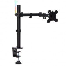 Kensington SmartFit Ergo Single Extended Monitor Arm - Kit de montagem - braço ajustável - para Monitor - aço com pintura em pó - preto - tamanho de tela: até 34