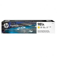 HP 981A Yellow Original PageWide Cartridge  -