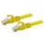 StarTech.com 1m CAT6 Ethernet Cable, 10 Gigabit Snagless RJ45 650MHz 100W PoE Patch Cord, CAT 6 10GbE UTP Network Cable w/Strain Relief, Yellow, Fluke Tested/Wiring is UL Certified/TIA - Category 6 - 24AWG (N6PATC1MYL) - Cabo patch - RJ-45 (M) para R