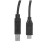 StarTech.com USB C to USB B Printer Cable - 1.6 ft / 0.5m - USB C Printer Cable - USB C to USB B Cable - USB Type C to Type B (USB2CB50CM) - Cabo USB - 24 pin USB-C (M) para USB Tipo B (M) - Thunderbolt 3 / USB 2.0 - 50 cm - preto