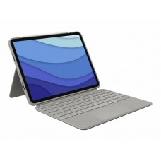 Logitech Combo Touch - teclado e pasta de folio - com trackpad - QWERTY - Espanhol - areia - 920-010169