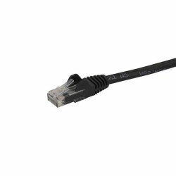 100 Ft Black Gigabit Snagless Cabl Rj45 Utp Cat6 Patch Cable - 100f