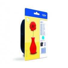 Brother - Cartucho tinta Cyan Blister, 300 págs., para: DCP-J552DW/DCP-J752DW/ MFC-J470DW e MFC-J870DW