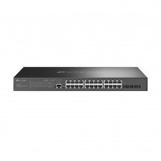 TP-LINK - JetStream 28-Port Gigabit L2+ Managed Switch with 24-Port PoE+