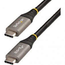 StarTech.com 6ft (2m) USB C Cable 5Gbps, High Quality USB-C Cable, USB 3.1/3.2 Gen 1 Type-C Cable, 100W (5A) Power Delivery Charging, DP Alt Mode, USB C to C Cord, Charge & Sync - Thunderbolt 3 Compatible (USB315CCV2M) - Cabo USB - 24 pin USB-C (M) p StarTech.com 6ft (2m) USB C Cable 5Gbps, High Quality USB-C Cable, USB 3.1/3.2 Gen 1 Type-C Cable, 100W (5A) Power Delivery Charging, DP Alt Mode, USB C to C Cord, Charge & Sync - Thunderbolt 3 Compatible (USB315CCV2M) - Cabo USB - 24 pin USB-C (M) p