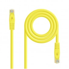 Cabo de Rede Nanocable Cat.6A - RJ45, 0,5m, Amarelo, LSZH