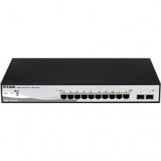 Switch D-Link DGS-1210-10P/E Gigabit Smart PoE 10 Portas