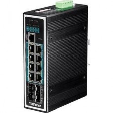 Switch Ethernet Trendnet TI-PG1284i - 8 Portas Gigabit, 4 SFP, PoE+