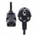 Cabo de Alimentação Startech 713E1MPWRCORDST, 1m, CEE 7/7 - IEC C13